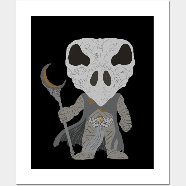 Moon Knight Khonsu Wall Art by BadDrawnStuff